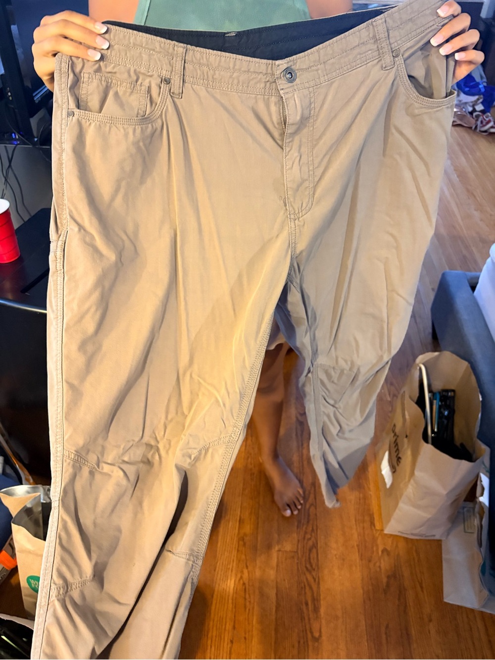 Swiss Tech Men's Khaki Casual Chinos - Light Tan